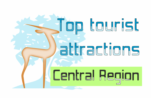Top tourist sites Central Region, Ghana Africa