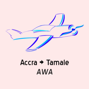 awa flight accra tamale for sale