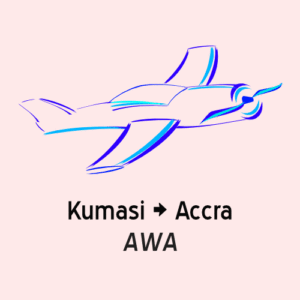 awa flight kumasi accra for sale