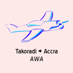 awa flight takoradi accra for sale