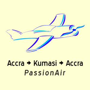passionair flight accra kumasi accra roundtrip for sale
